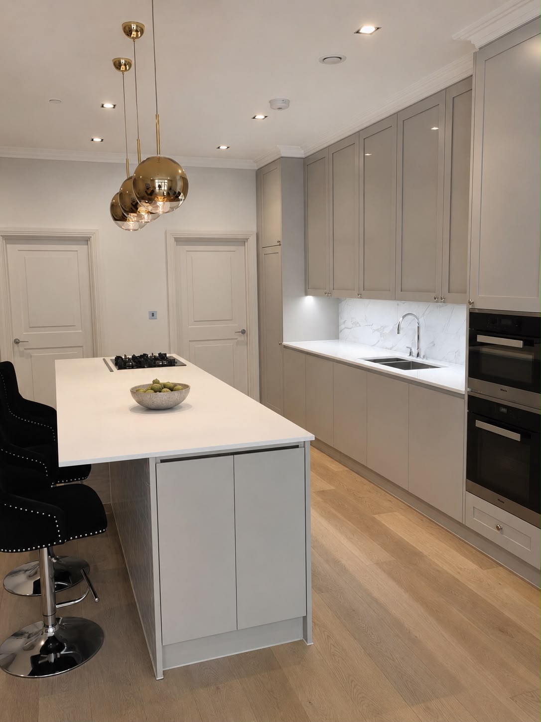 Shaker Kitchen in Purbeck Stone