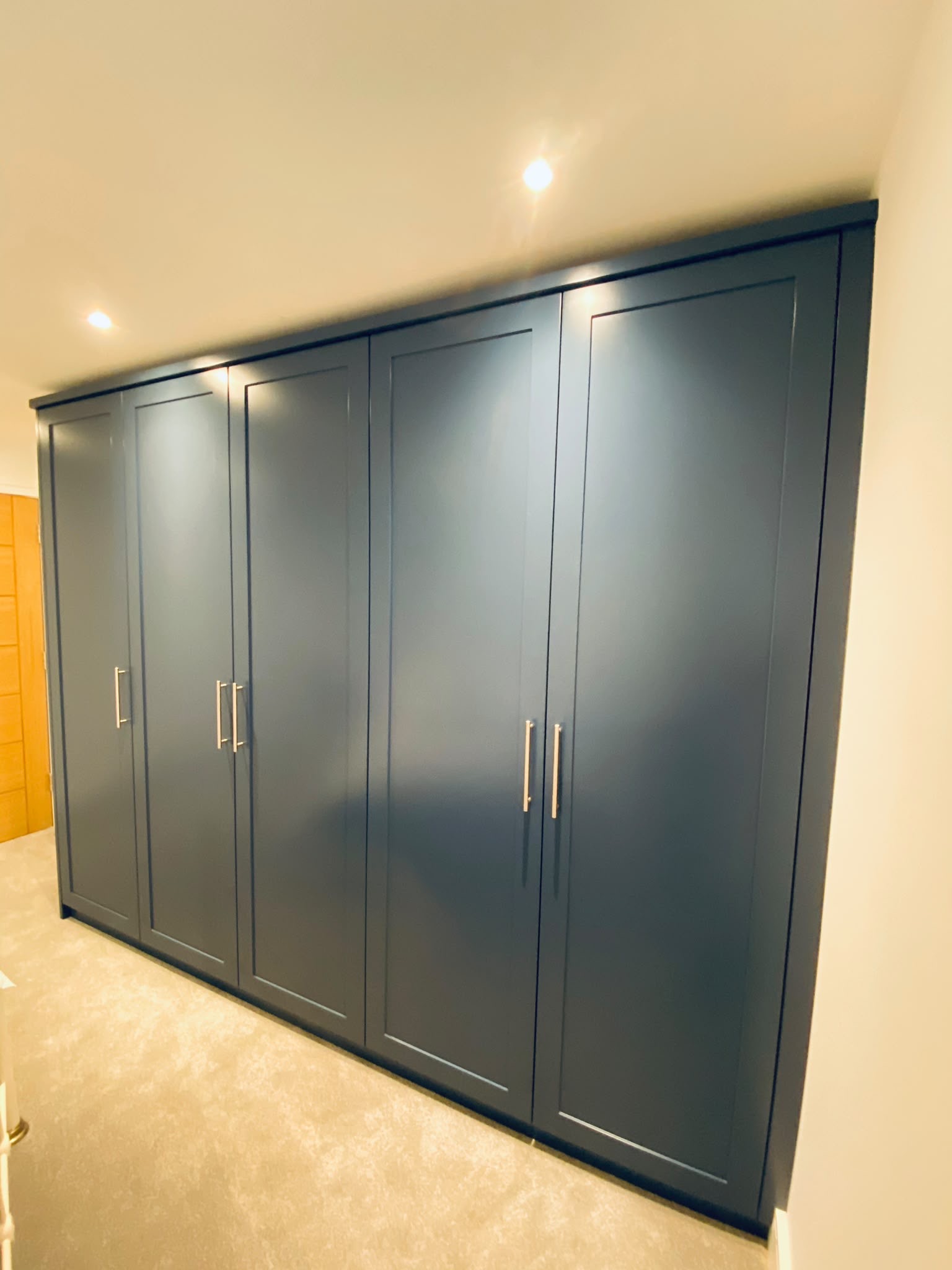 Fitted wardrobes navy fitted